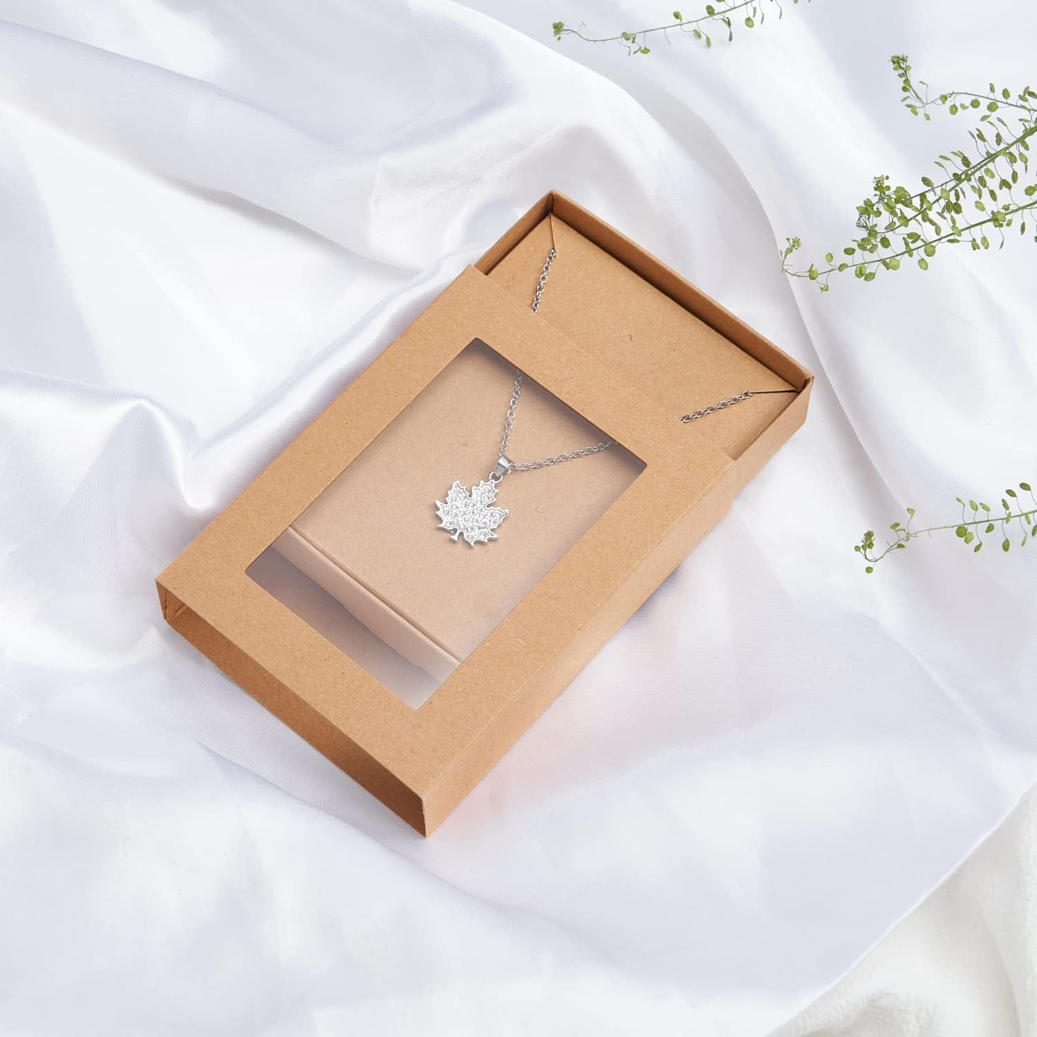 Jewelry Boxes For Selling with Clear Window,Jewelry Boxes Packaging,Jewelry Display Drawer Box - Necklace Box Earring Box Ring Box,jewelry gift boxes 4.5"x3.4"x1" (Black)