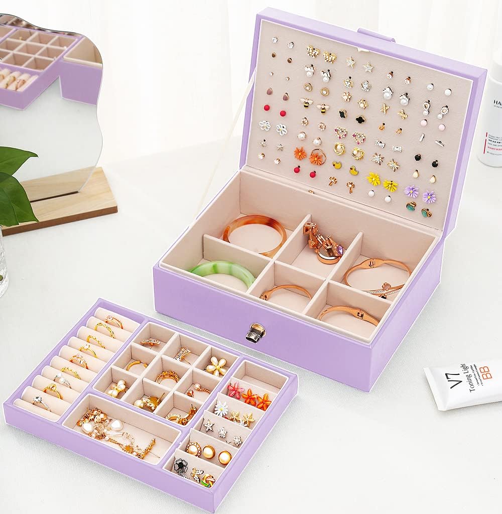 Earring Jewelry Box Organizer  Earrings Holder Organizer Box Jewelry Organizer Box