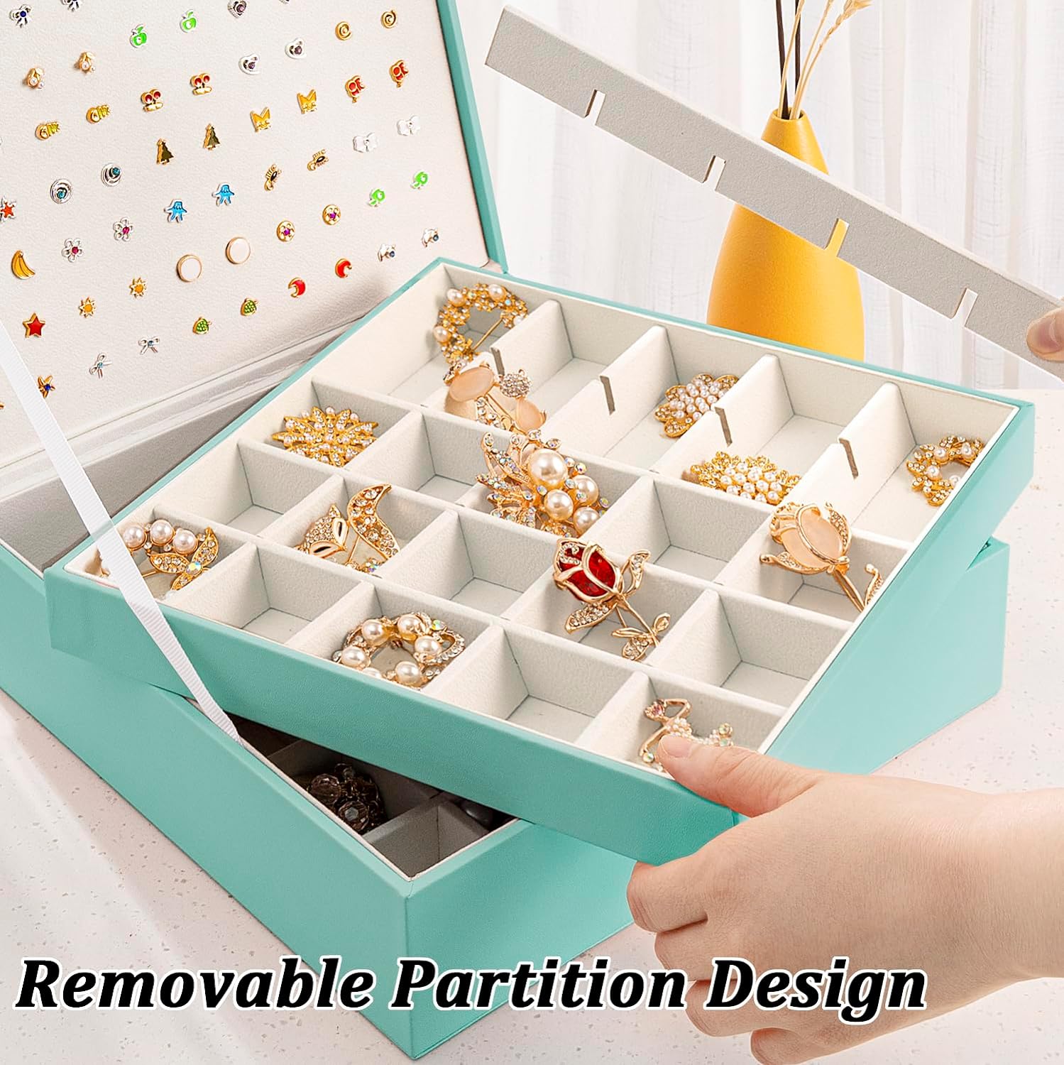 Earring Jewelry Box Organizer  Earrings Holder Organizer Box Jewelry Organizer Box