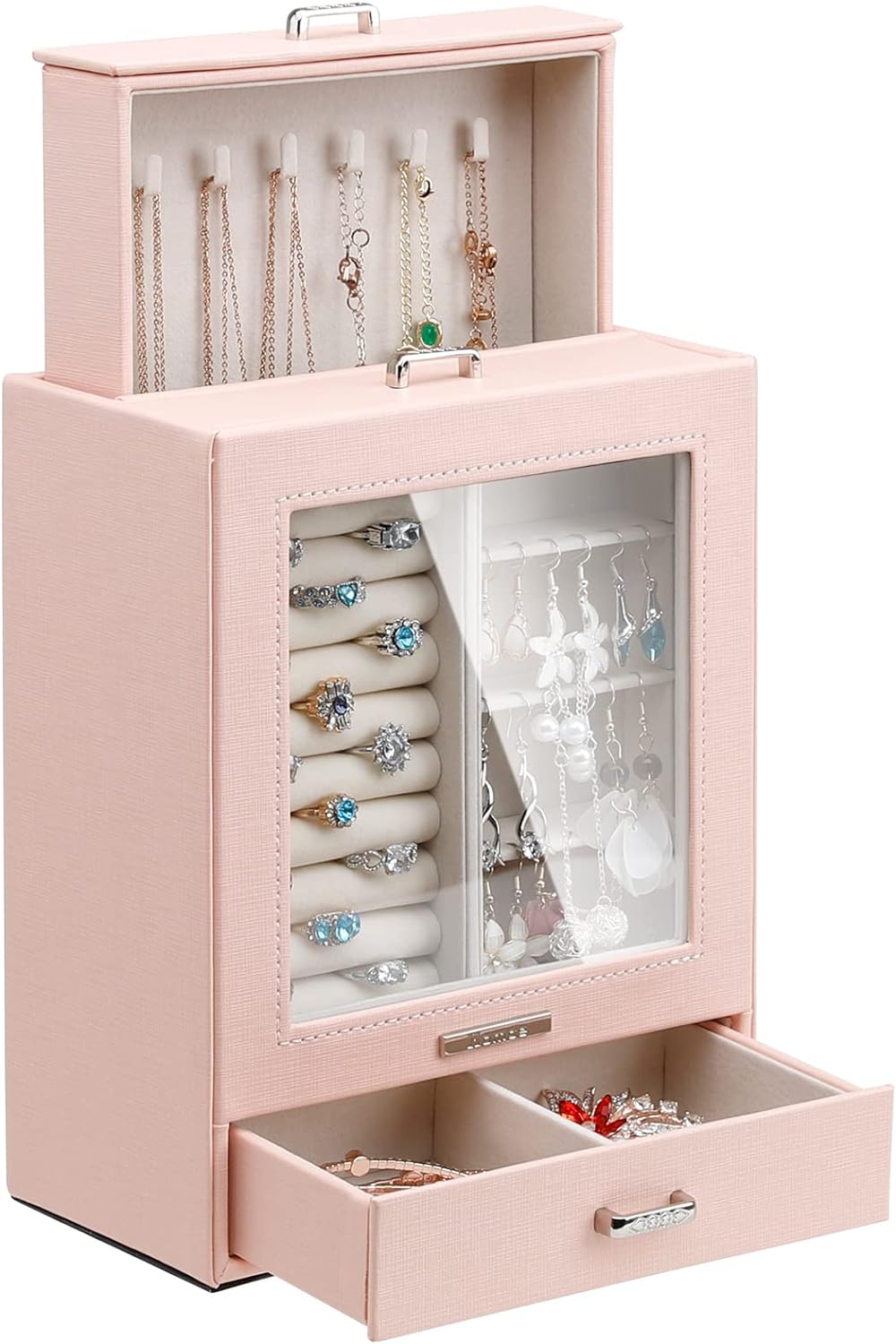 Jewelry Organizer  Jewelry Box  Jewelry Storage Case Porcelain Pattern Series