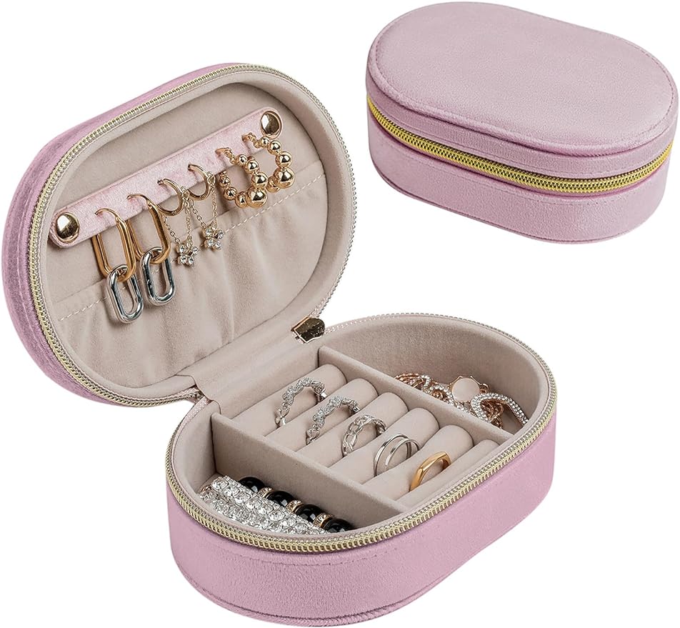 Jewelry Box for Traval, Small Jewelry Case for Women, Jewelry Travel Organizer