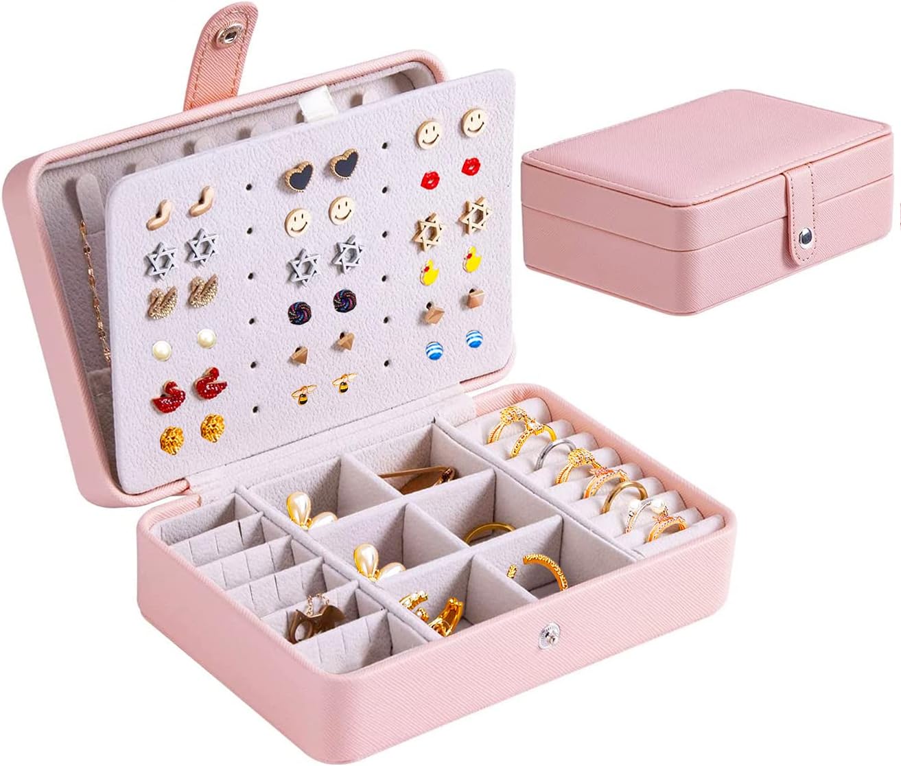 Jewelry Box for Stud Earrings Storage Organizer  Earrings Holder Organizer Box