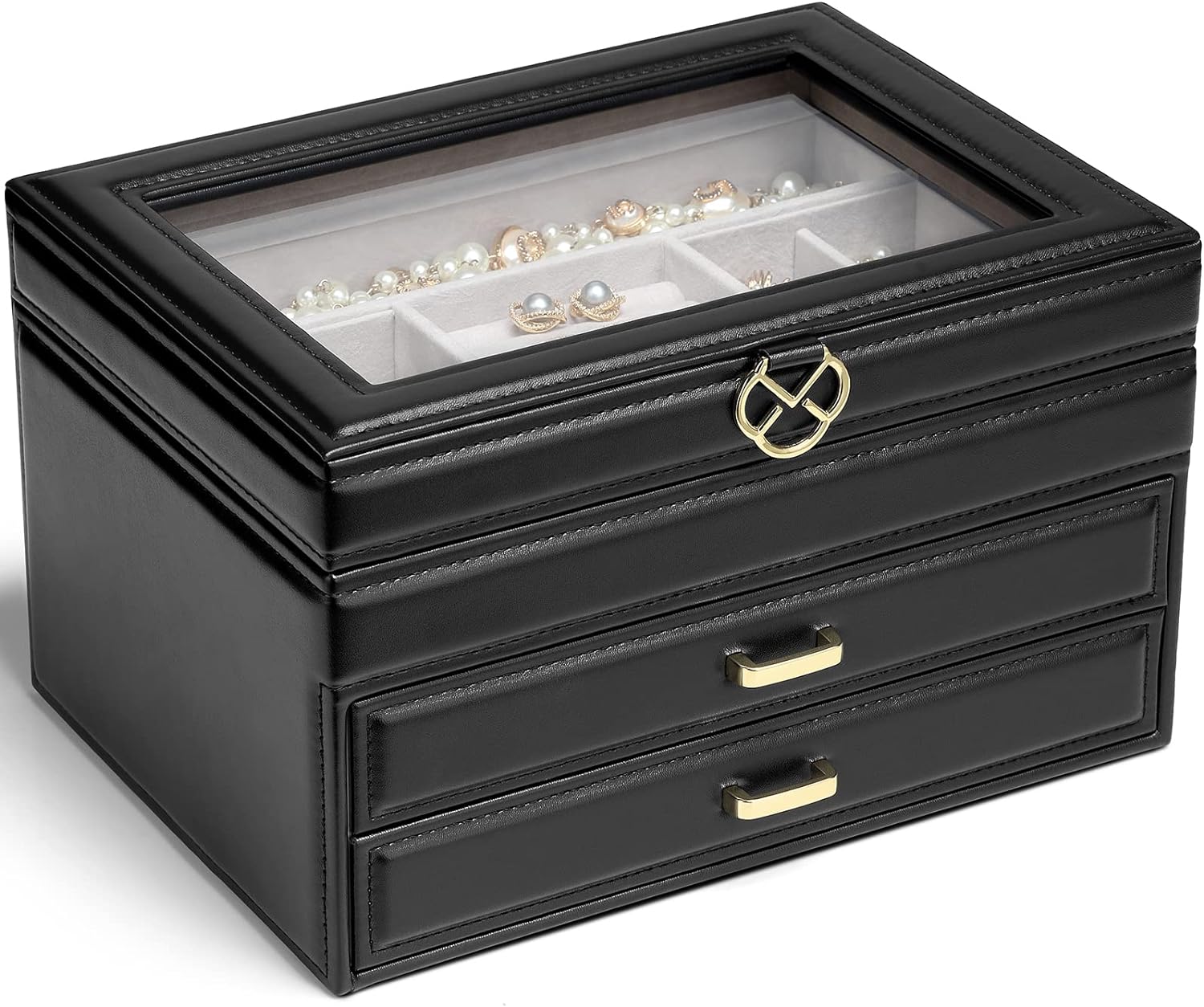 Jewelry Box Leather Jewelry Organizer Jewelry Boxes Jewelry Storage for Jewelry Box for Teen Girls