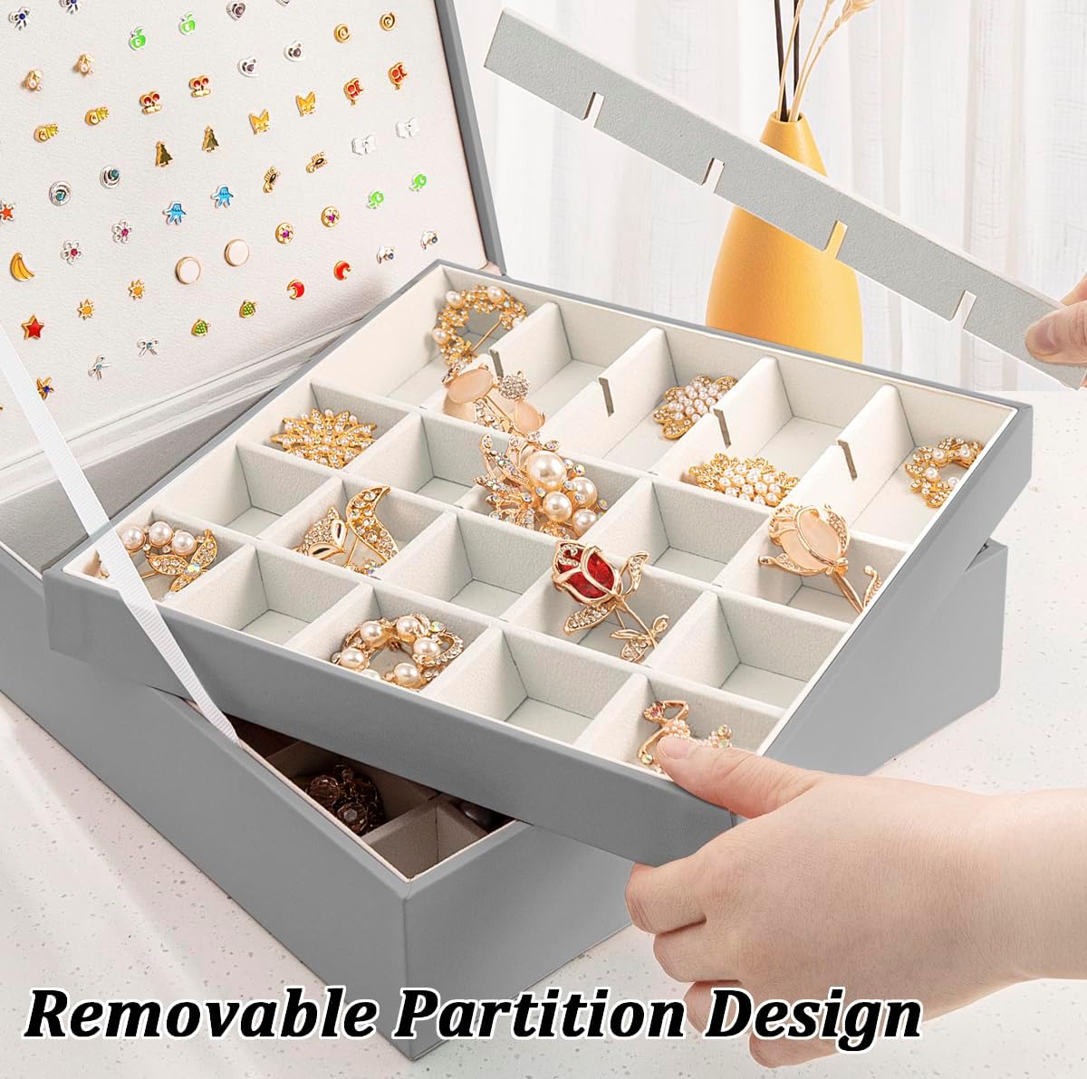 Earring Jewelry Box Organizer  Earrings Holder Organizer Box Jewelry Organizer Box