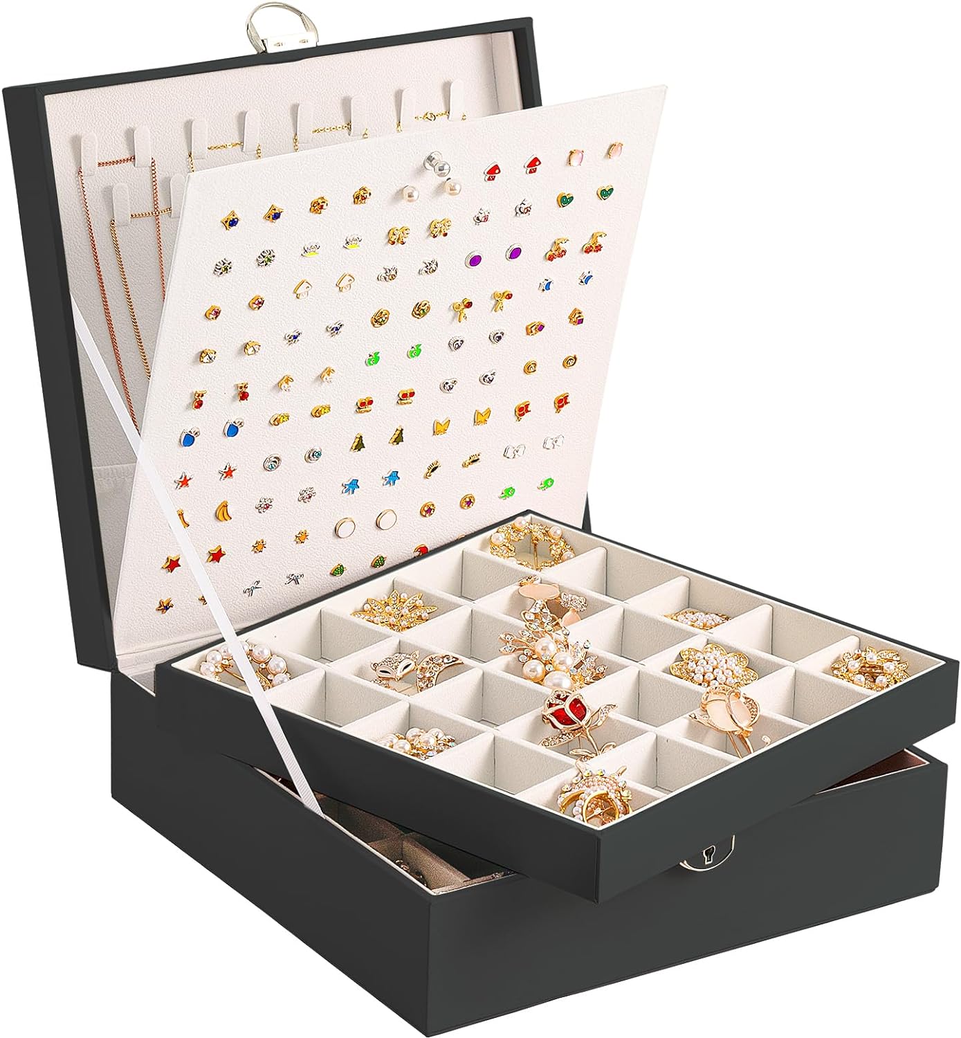 Earring Jewelry Box Organizer  Earrings Holder Organizer Box Jewelry Organizer Box