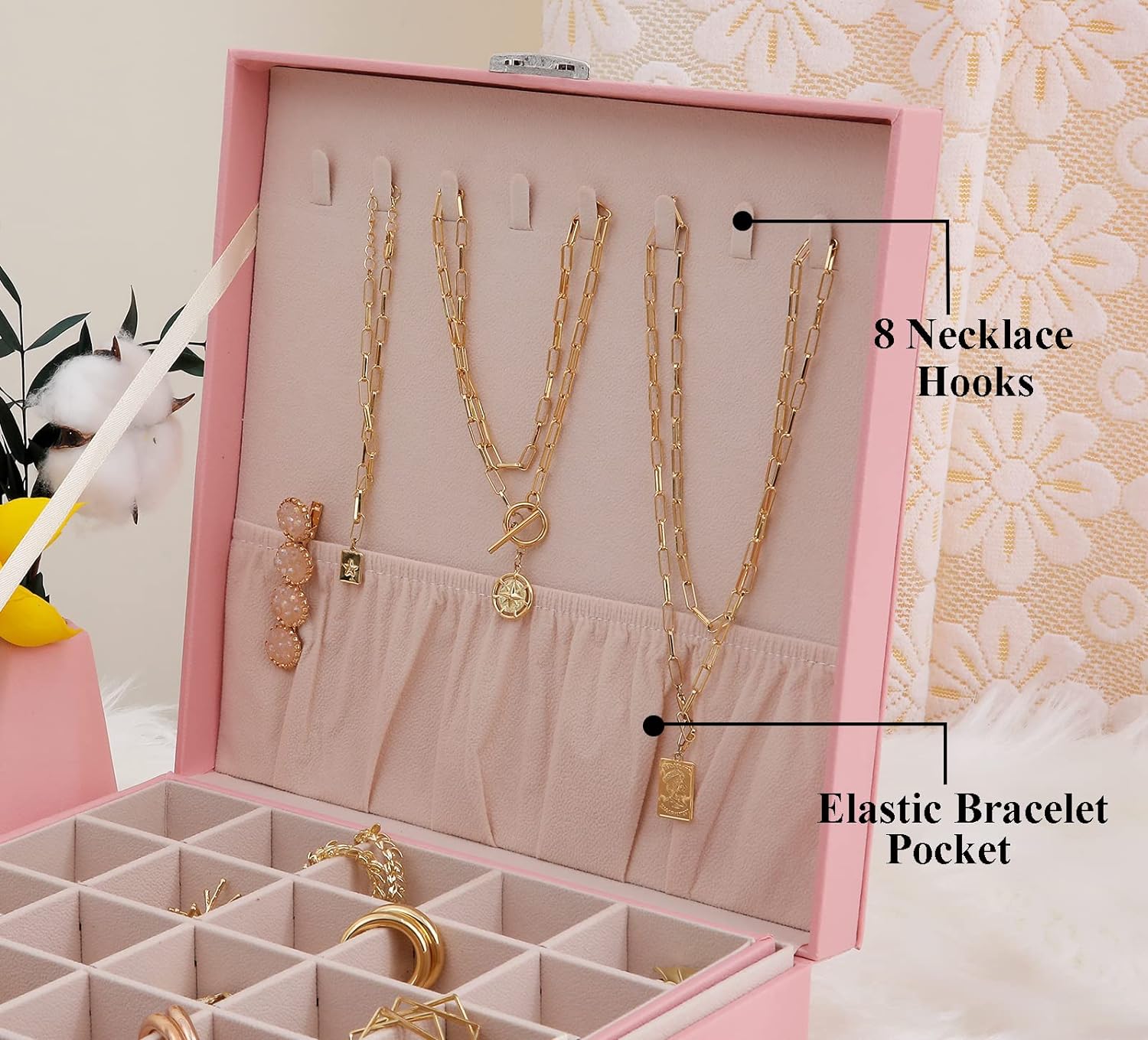 Jewelry Organizer, Gift for Women, Girls, Earring Holder Organizer