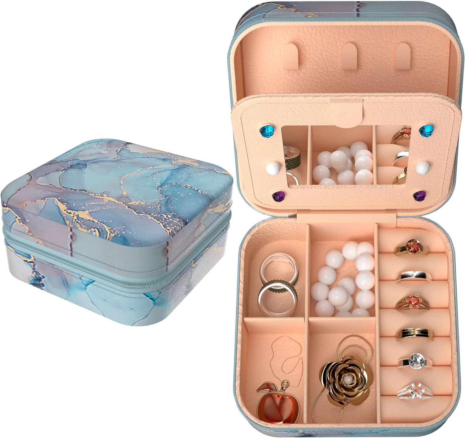 Travel Jewelry Case Organizer Personalized Travel Jewelry Boxes Organizers