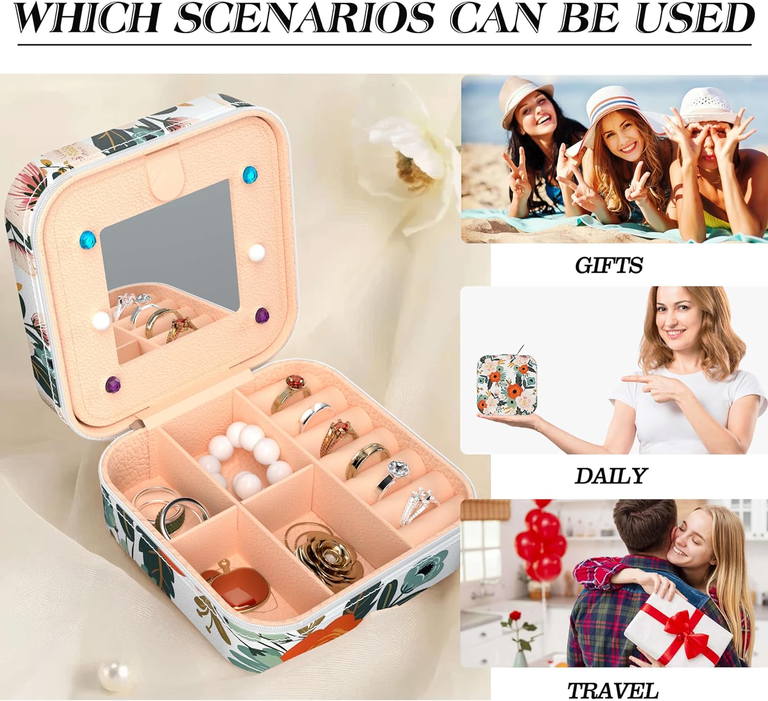 Travel Jewelry Case Organizer Personalized Travel Jewelry Boxes Organizers