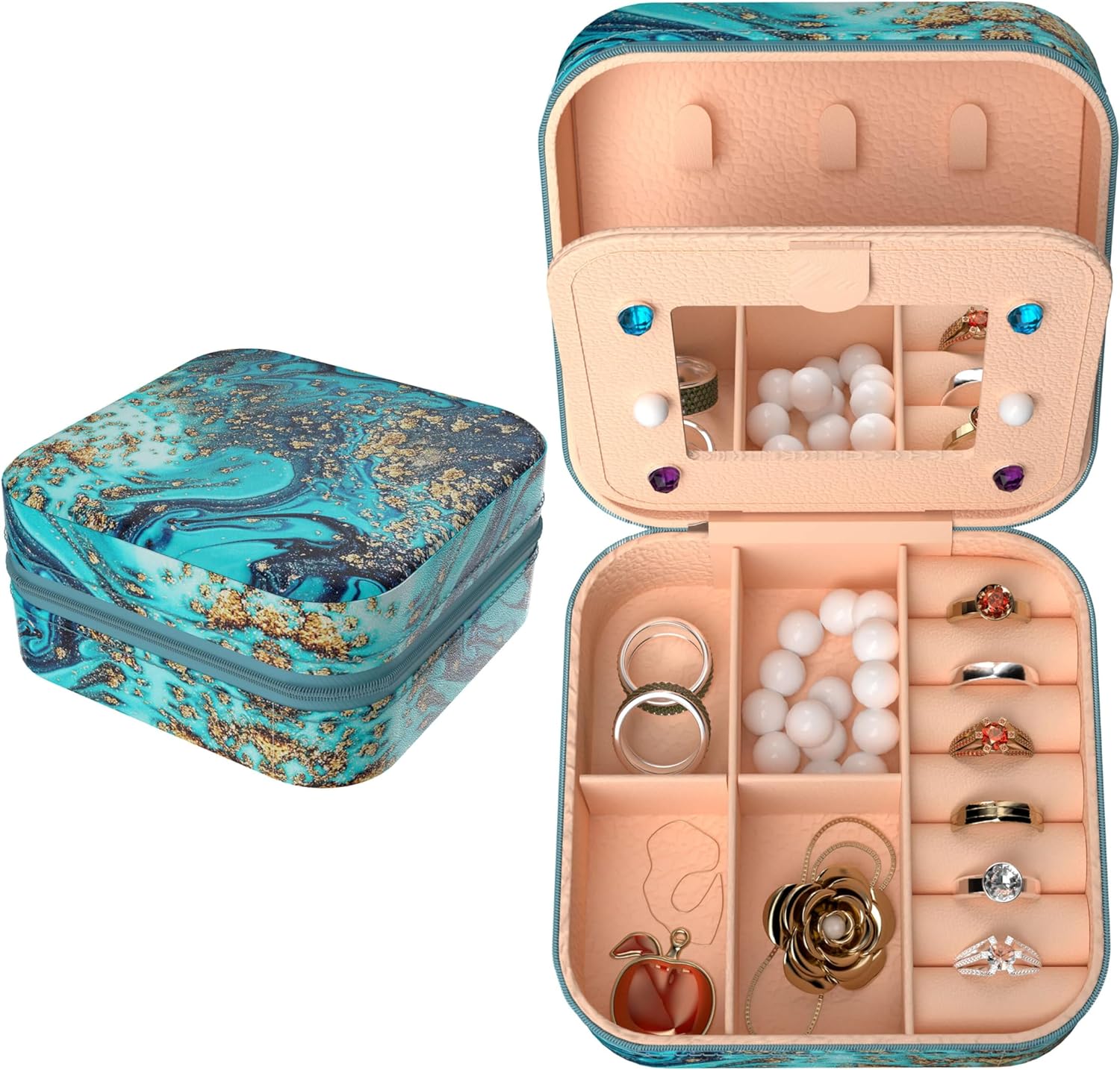 Travel Jewelry Case Organizer Personalized Travel Jewelry Boxes Organizers