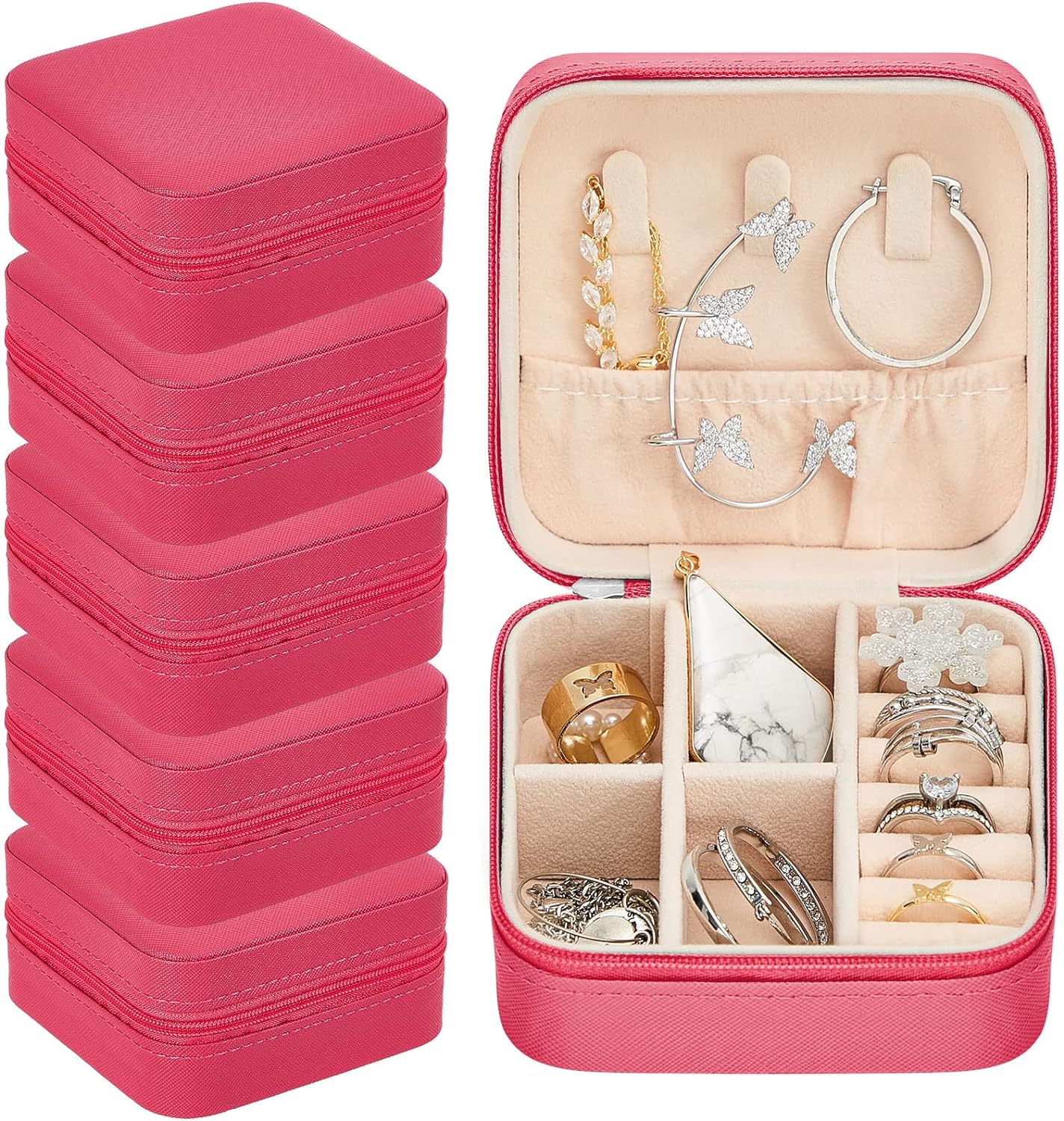 Jewelry Case Jewelry Travel Organizer Small Jewelry Box Bridesmaid Gift