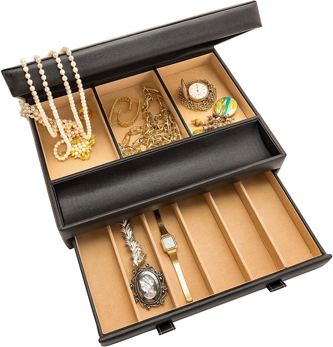 Mens Valet Tray, Night Stand Organizers and Storage, , Watch Box