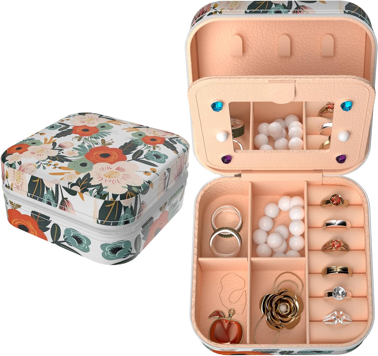 Travel Jewelry Case Organizer Personalized Travel Jewelry Boxes Organizers