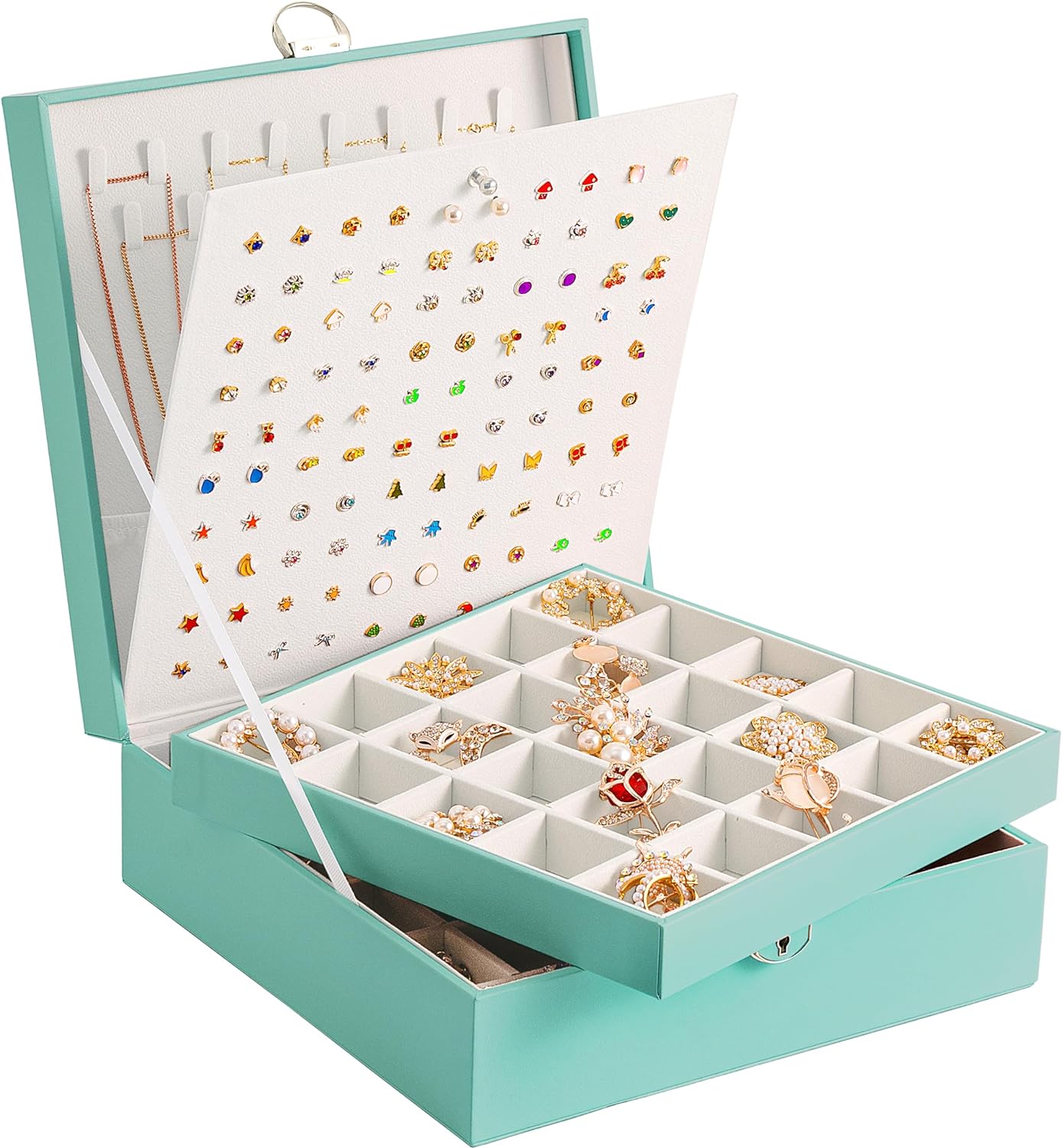 Earring Jewelry Box Organizer  Earrings Holder Organizer Box Jewelry Organizer Box