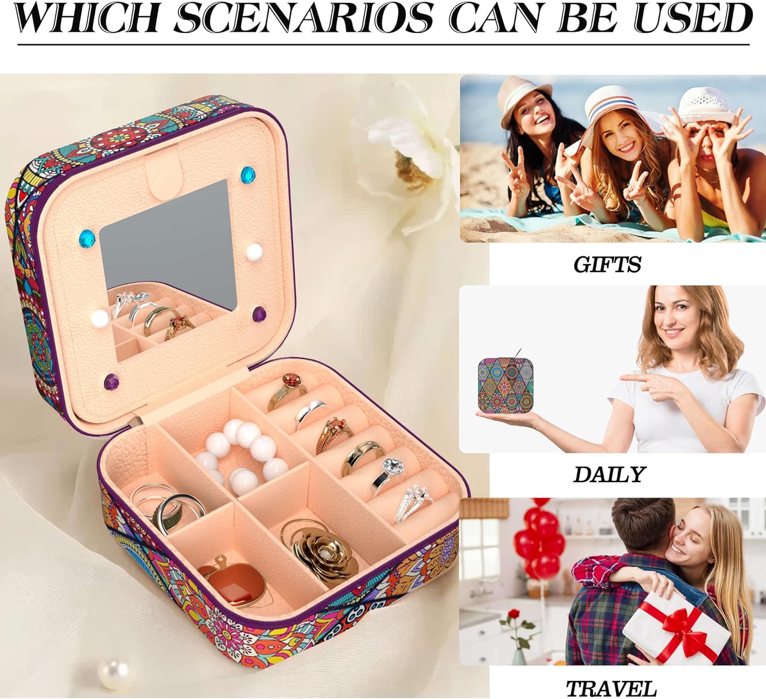 Travel Jewelry Case Organizer Personalized Travel Jewelry Boxes Organizers