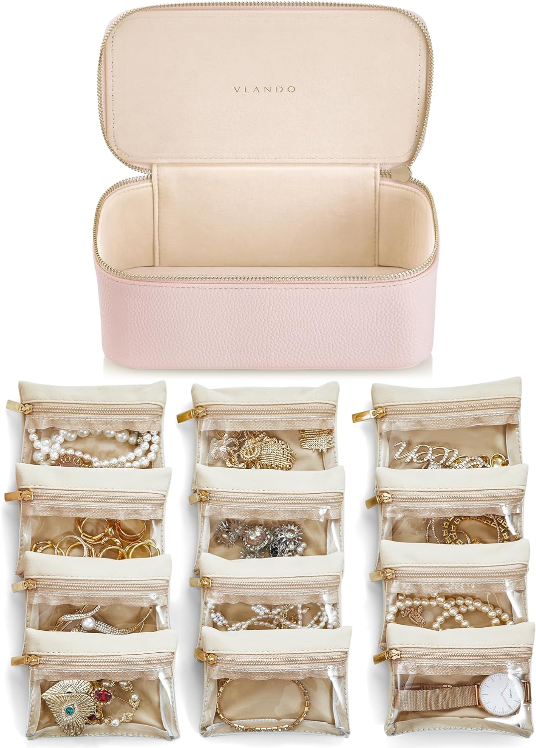 Jewelry Case,  bags for Women Girl GiftEarrings Necklace Rings Storage Gift Box