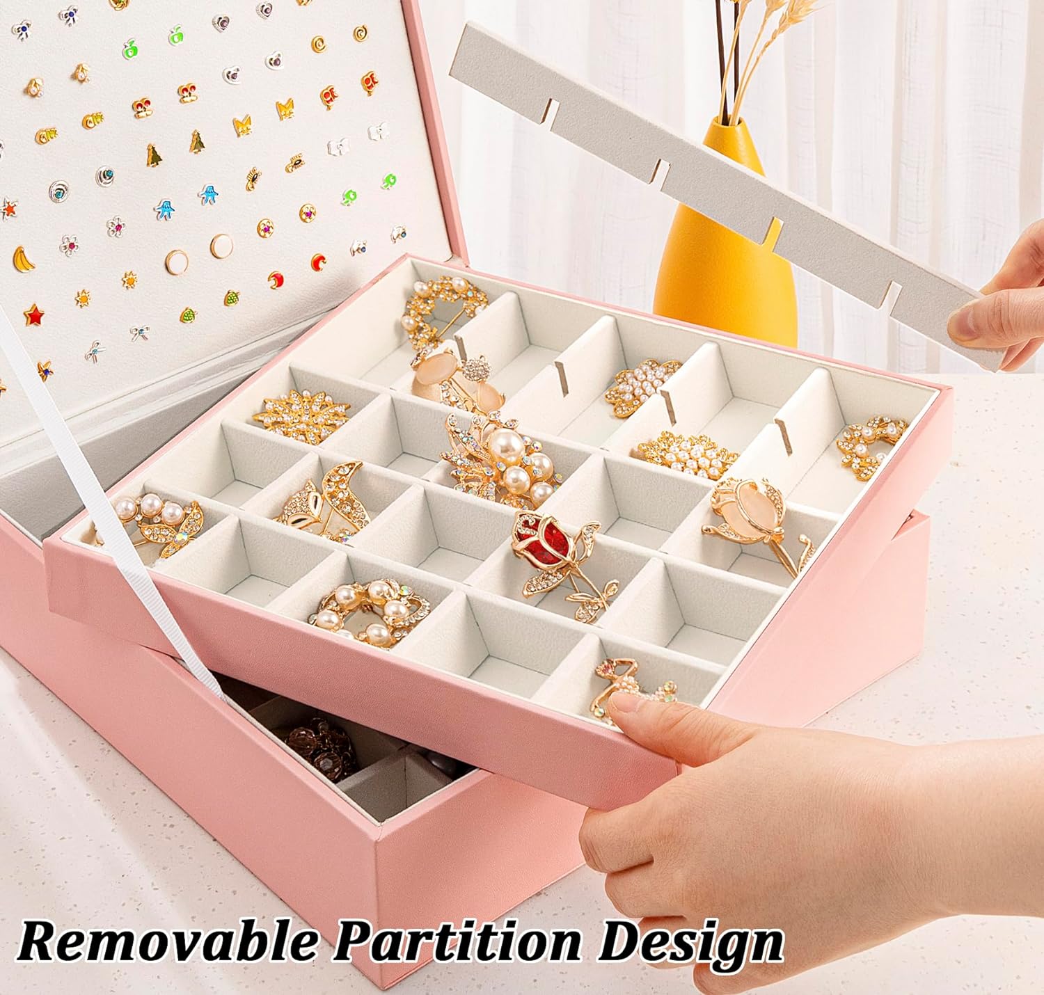 Earring Jewelry Box Organizer  Earrings Holder Organizer Box Jewelry Organizer Box