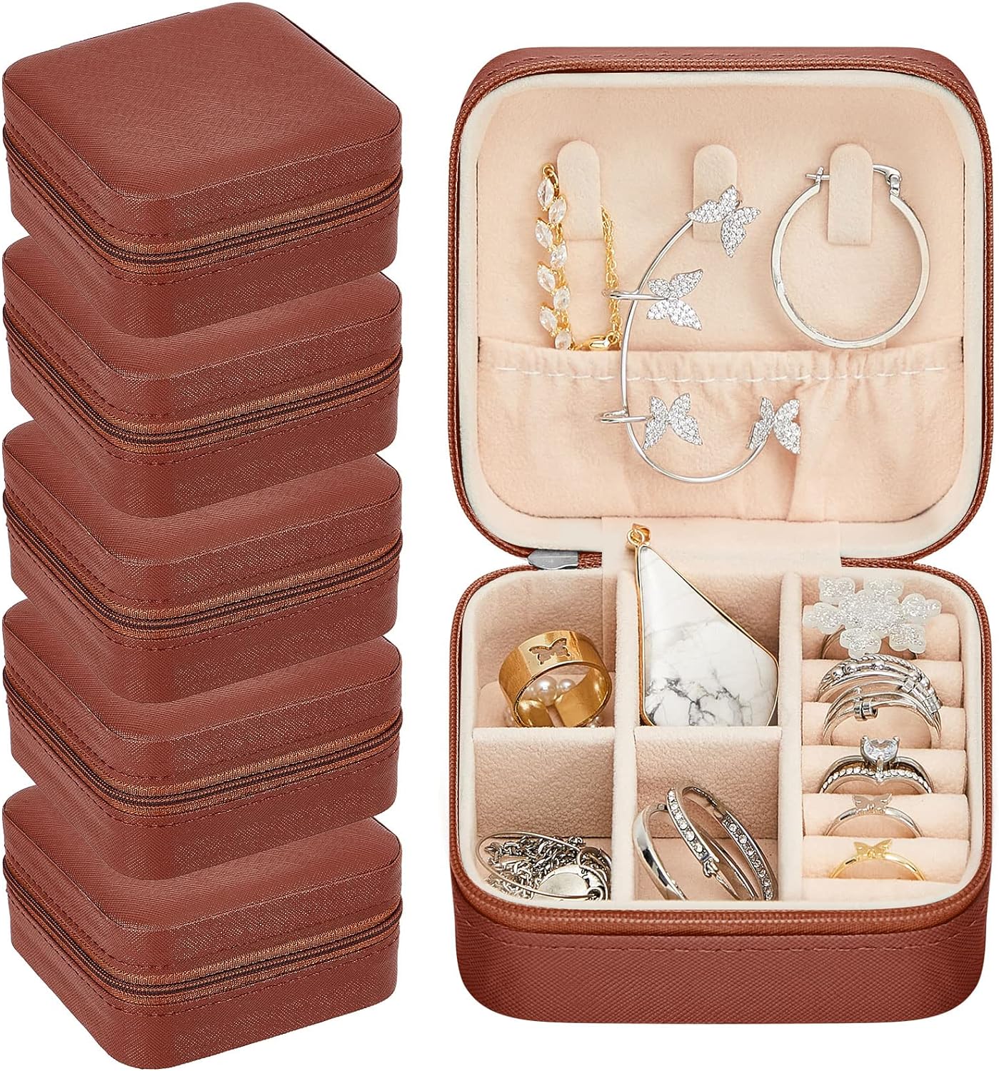 Jewelry Case Jewelry Travel Organizer Small Jewelry Box Bridesmaid Gift