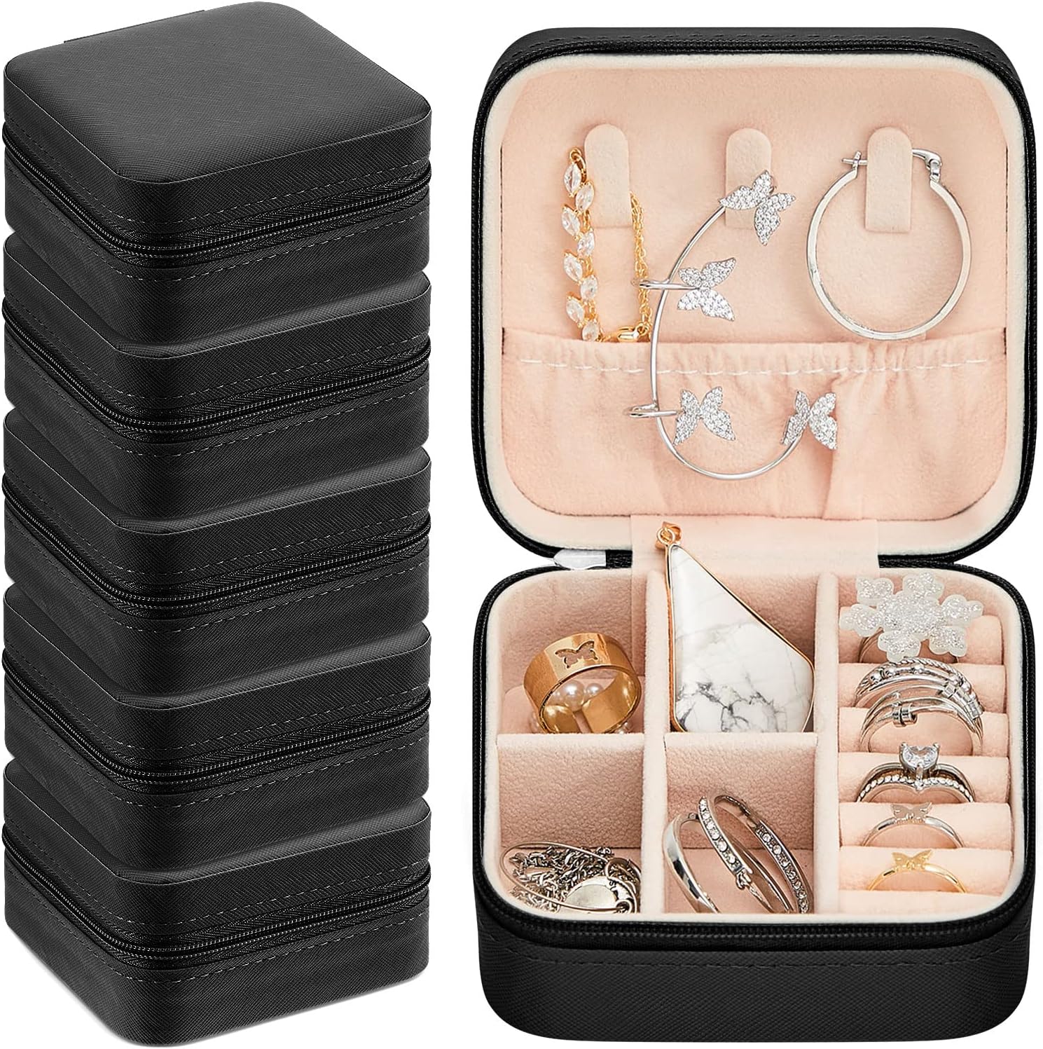 Jewelry Case Jewelry Travel Organizer Small Jewelry Box Bridesmaid Gift