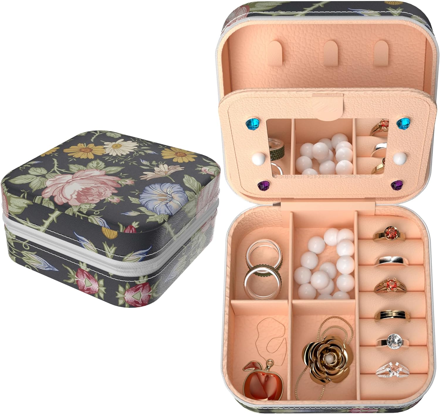 Travel Jewelry Case Organizer Personalized Travel Jewelry Boxes Organizers