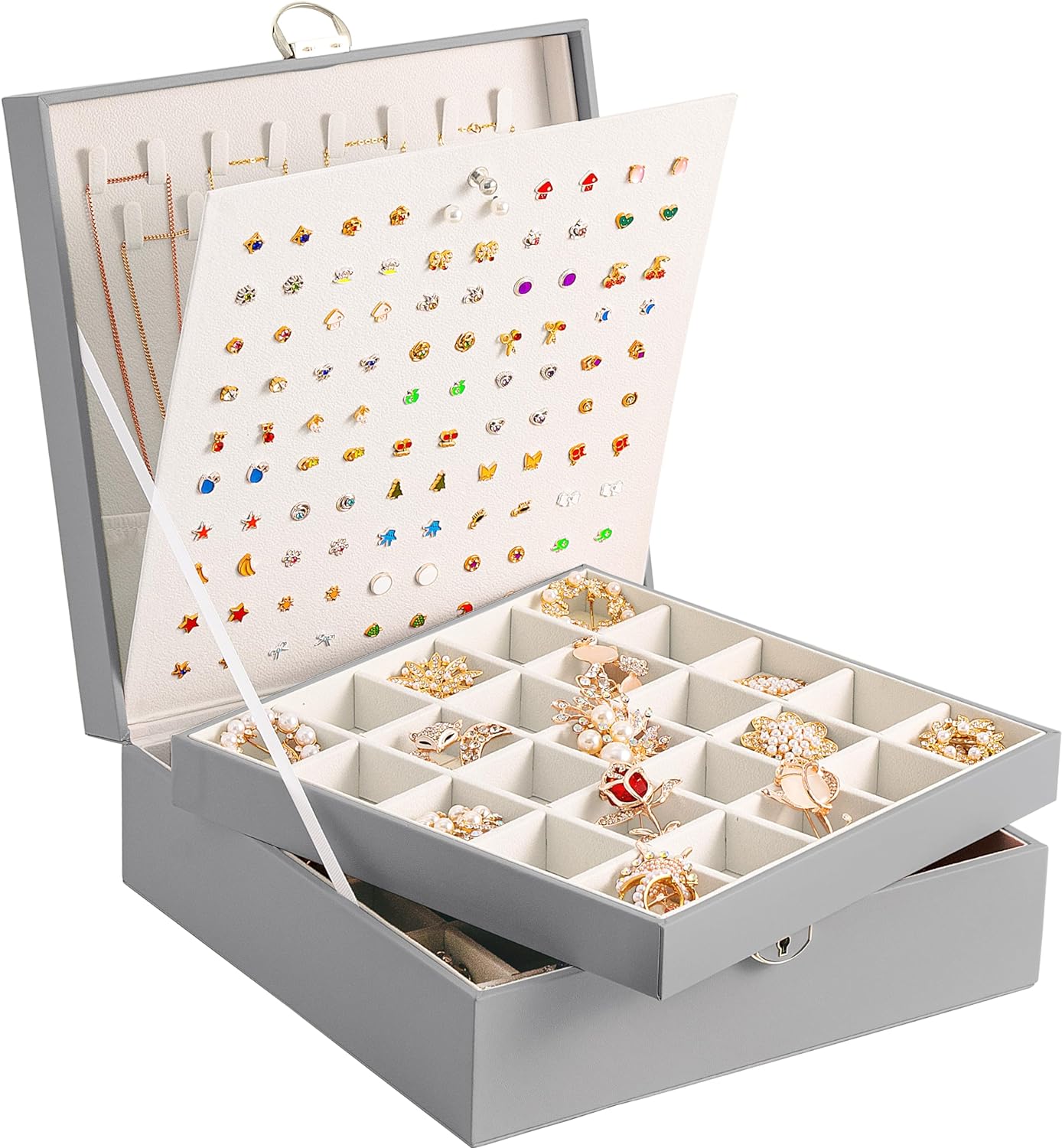 Earring Jewelry Box Organizer  Earrings Holder Organizer Box Jewelry Organizer Box