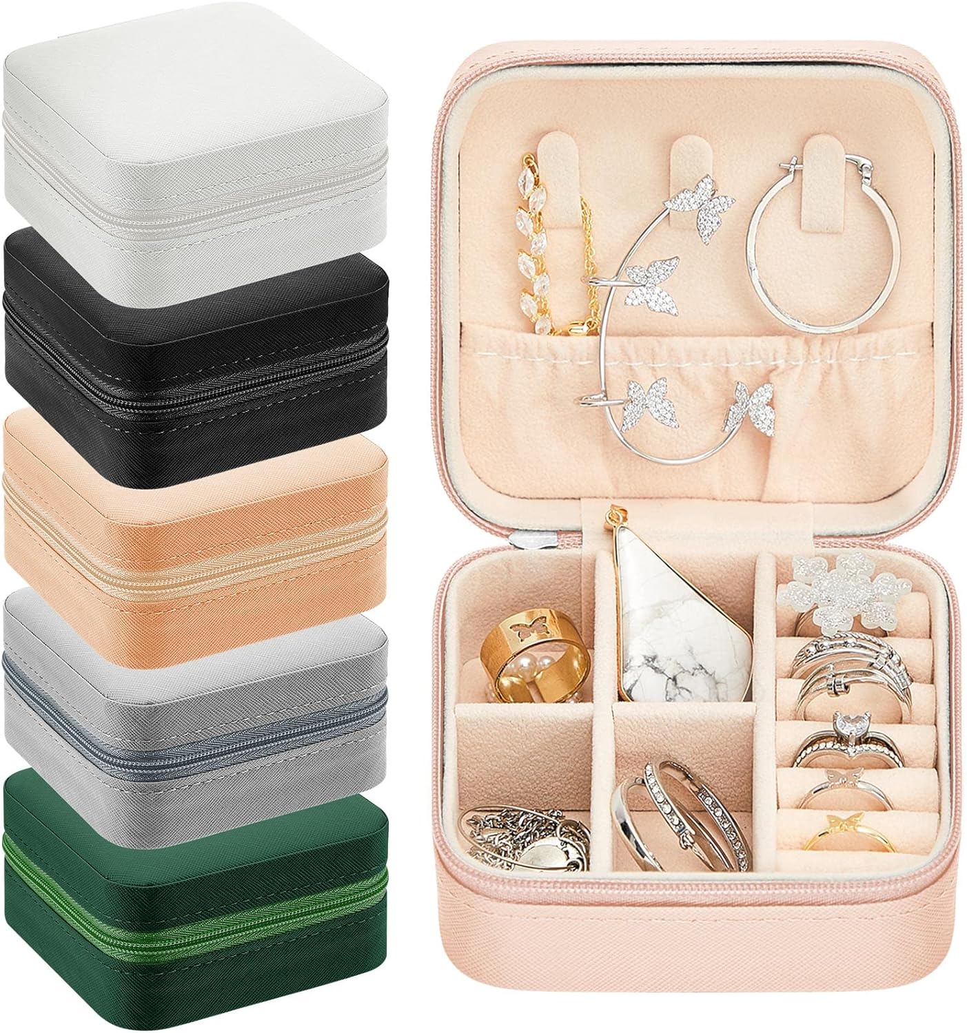 Jewelry Case Jewelry Travel Organizer Small Jewelry Box Bridesmaid Gift