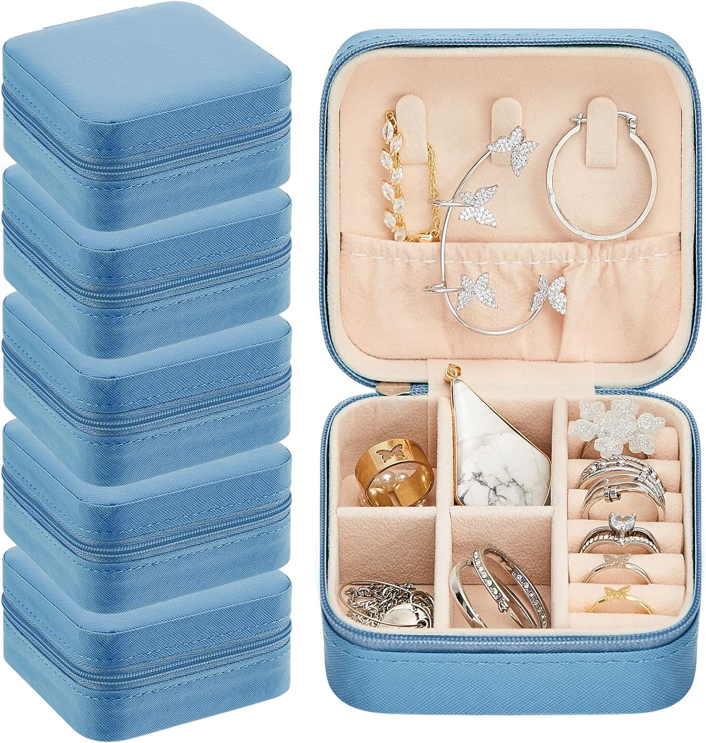 Jewelry Case Jewelry Travel Organizer Small Jewelry Box Bridesmaid Gift