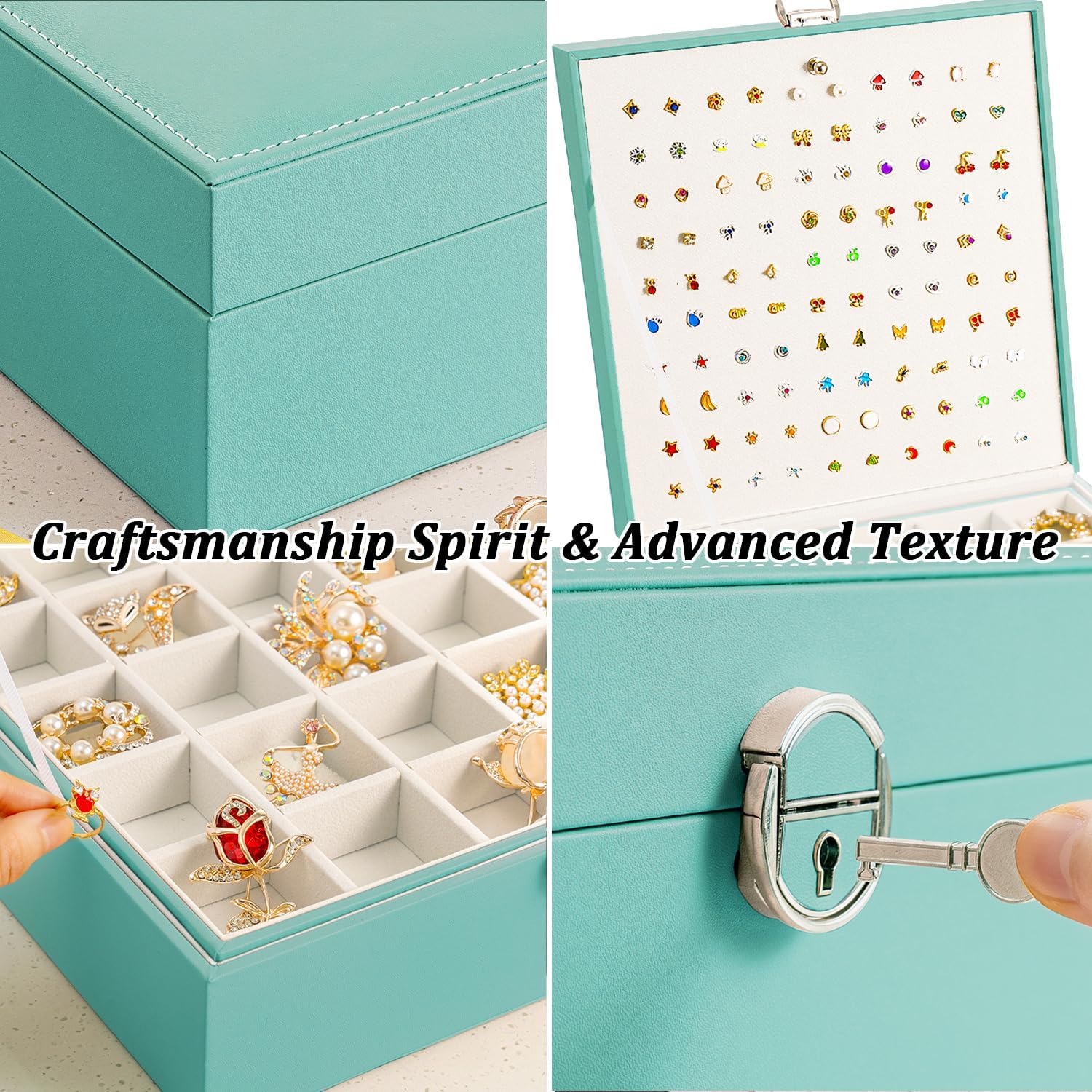 Earring Jewelry Box Organizer  Earrings Holder Organizer Box Jewelry Organizer Box