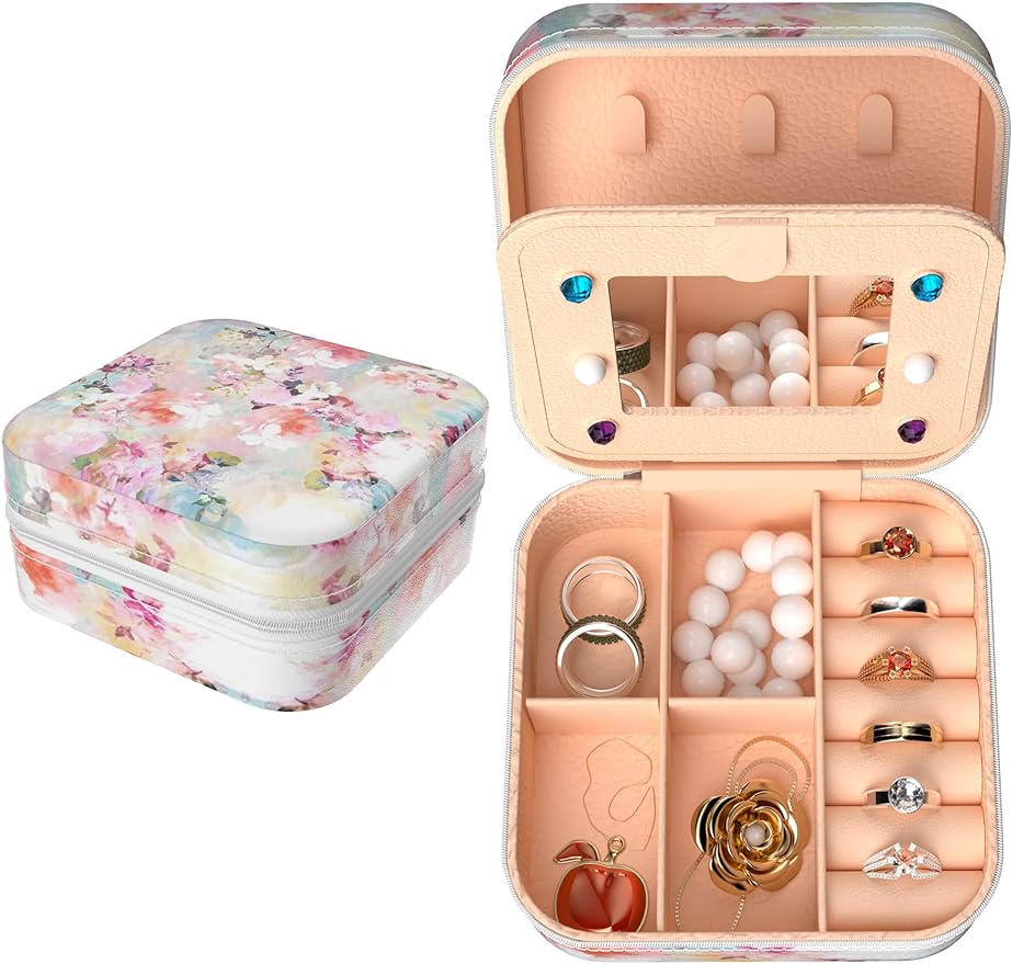 Travel Jewelry Case Organizer Personalized Travel Jewelry Boxes Organizers