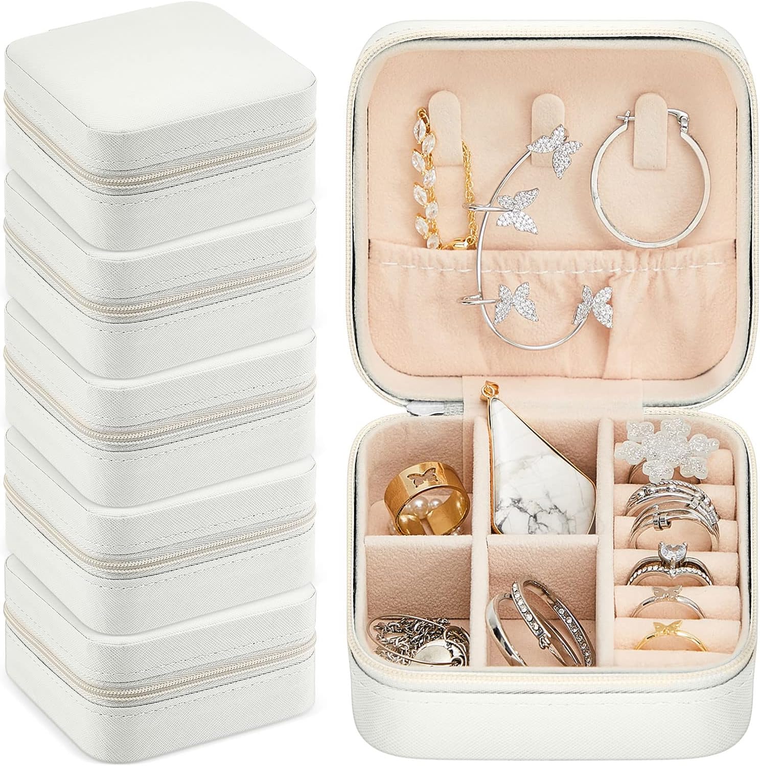 Jewelry Case Jewelry Travel Organizer Small Jewelry Box Bridesmaid Gift