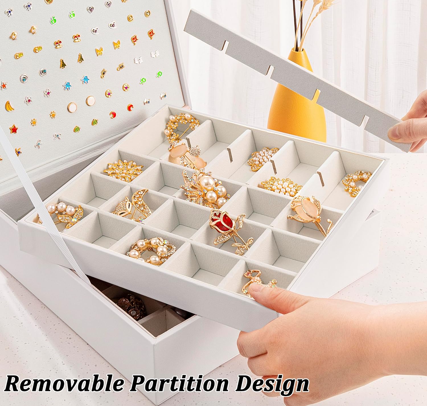 Earring Jewelry Box Organizer  Earrings Holder Organizer Box Jewelry Organizer Box