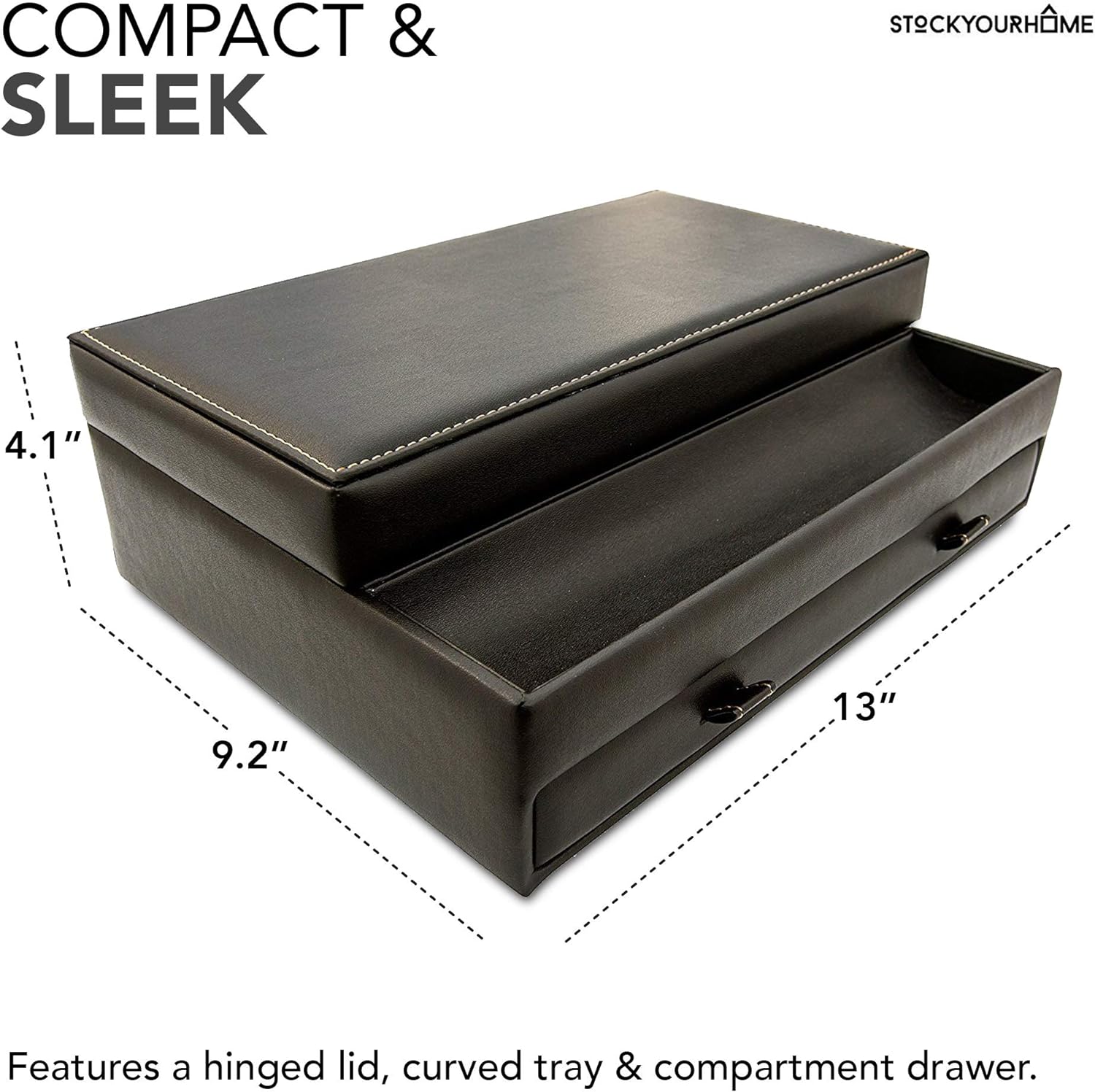 Mens Valet Tray, Night Stand Organizers and Storage, , Watch Box