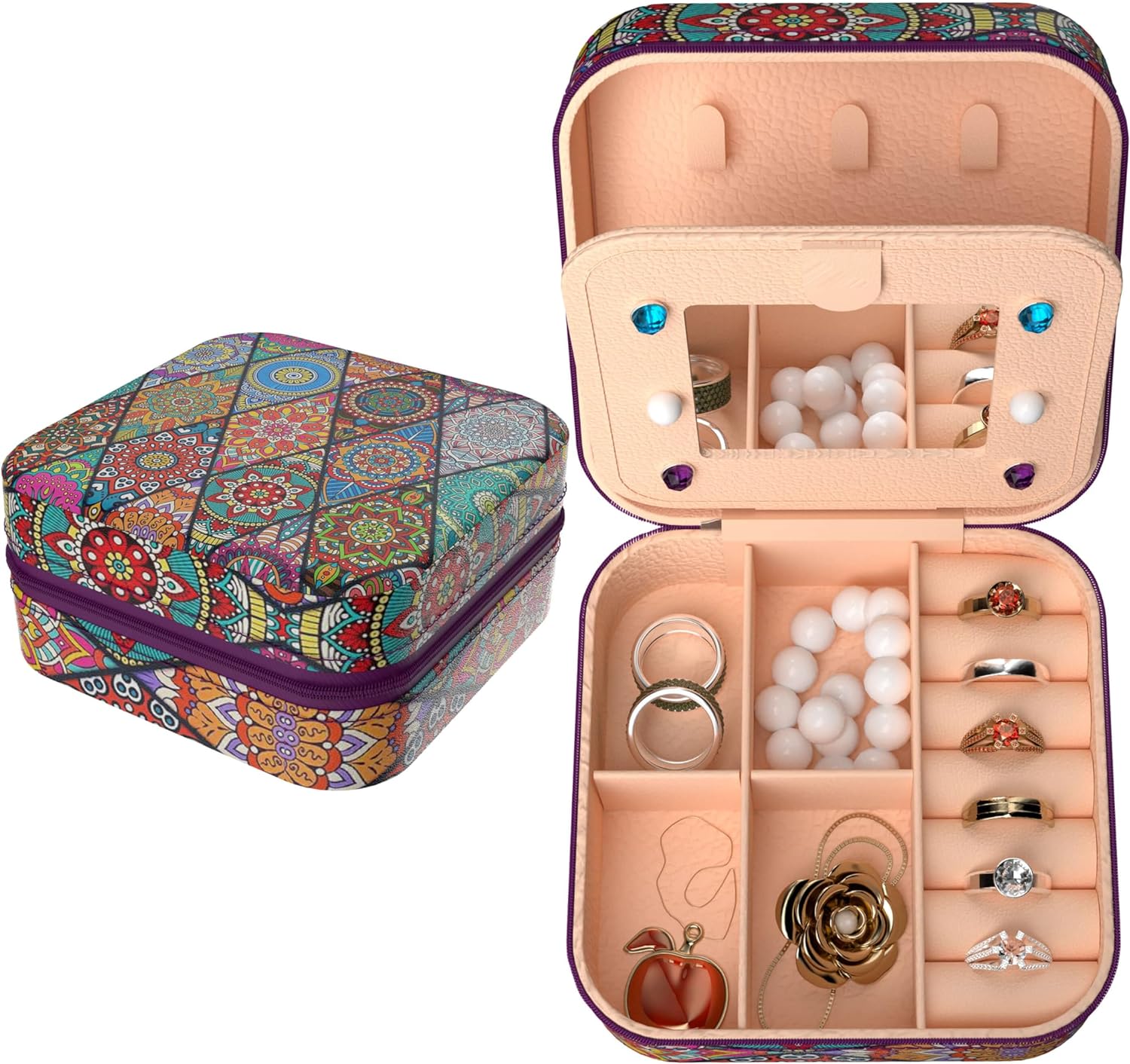 Travel Jewelry Case Organizer Personalized Travel Jewelry Boxes Organizers